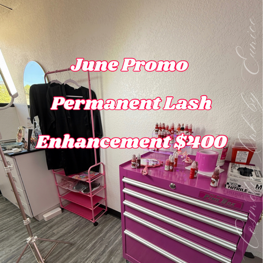 June Promo Lash Enhancement at Cosmetic Ink El Paso in El Paso, TX