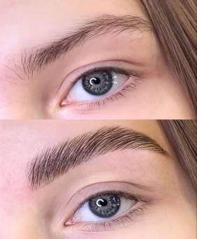 Brow Lamination And Tint