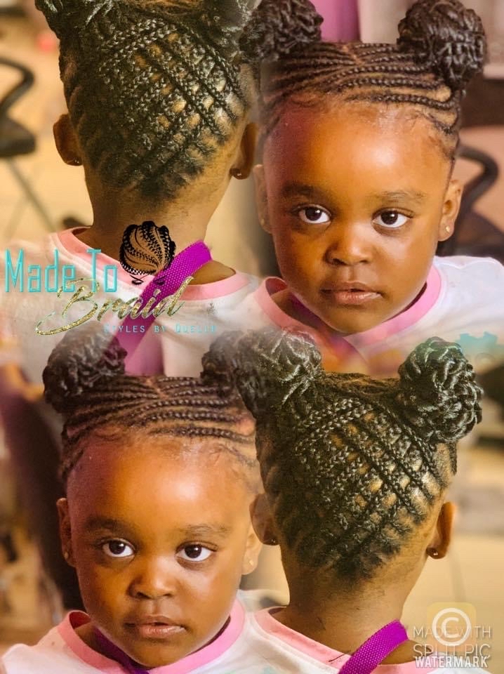 Kids Braids W/ Beads No Weave