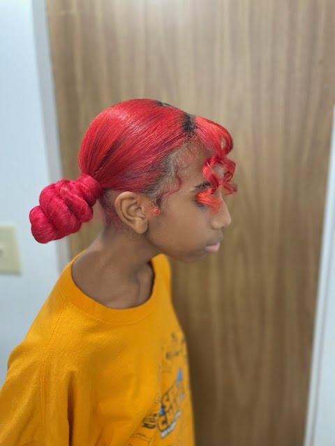 Double Top Knot Buns at Crown Adjustments in Havelock, NC