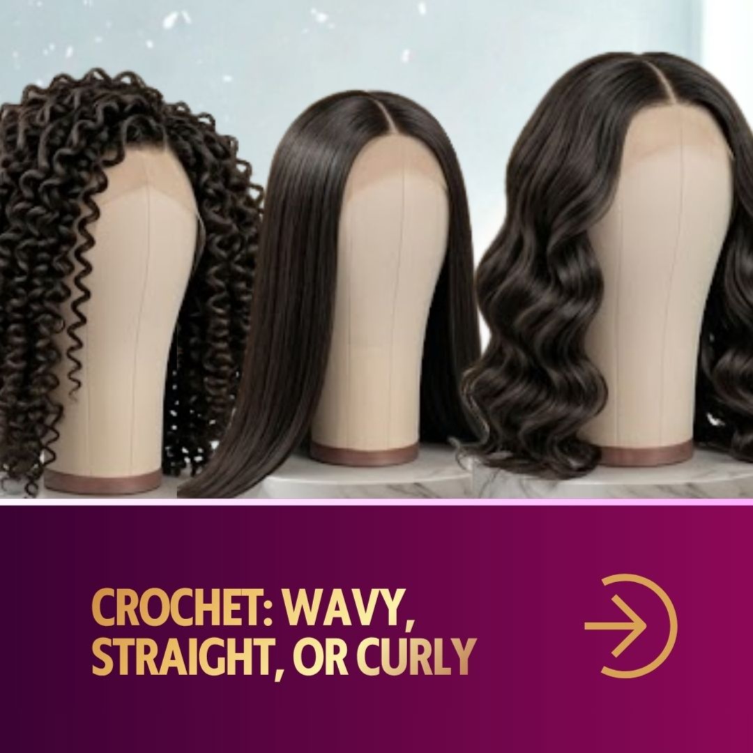 Crochet Wavy Straight Curly at Her Mane Therapy in Lewisville, TX