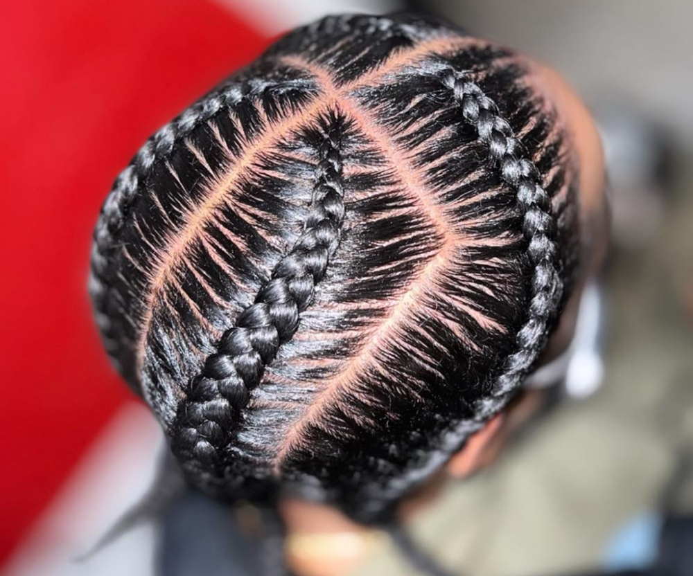 4 Braids +$15 For Men