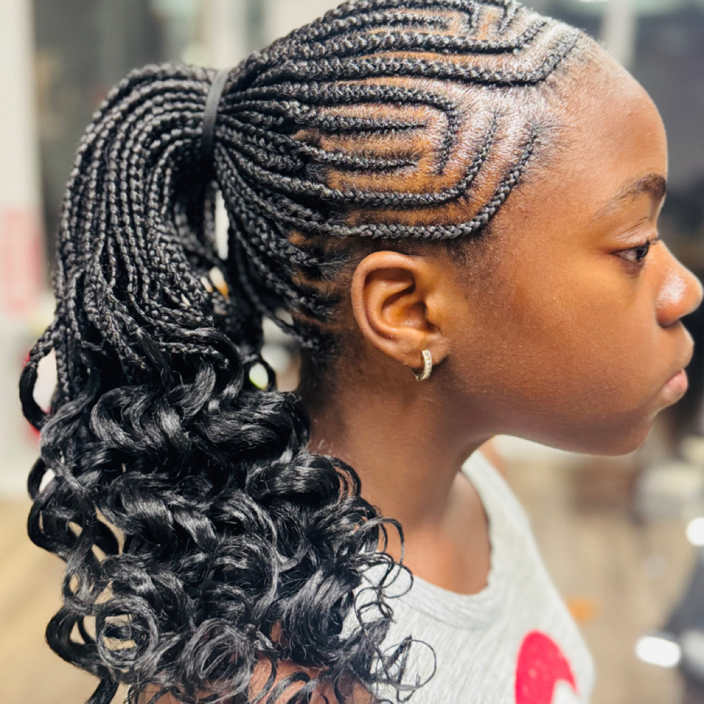 Kods Braids Wirh Extensions at Chinwem’s HairB&B in Ayer, MA