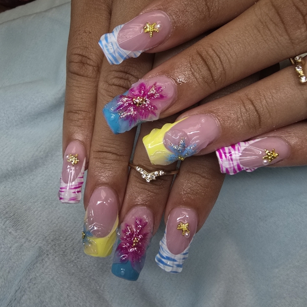 Extra nail art at ASL NAILS BY ARLENE in Terre Haute, IN