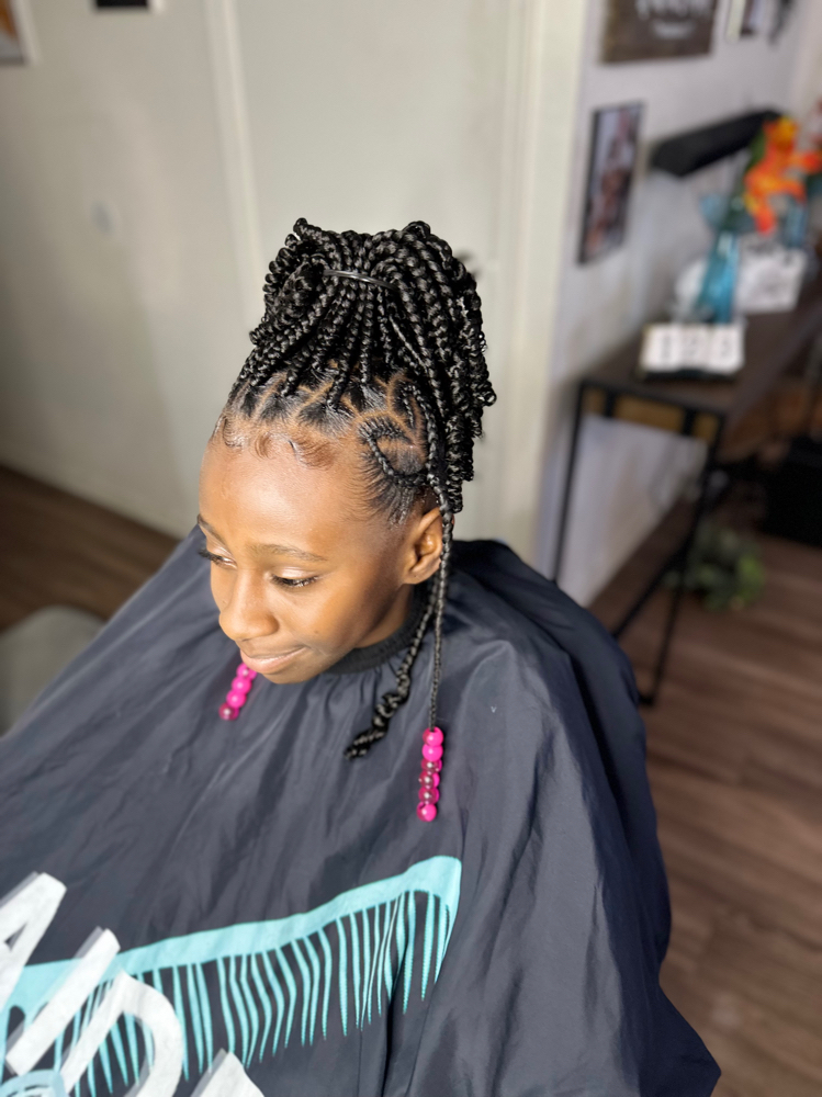 Kids Medium Knotless  Ages 8-10