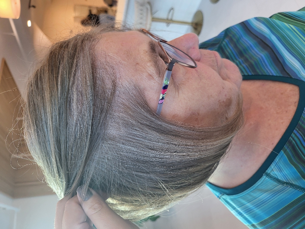 Grey Blend Journey-Transformation at Styled By Shakira in Manchester, NH