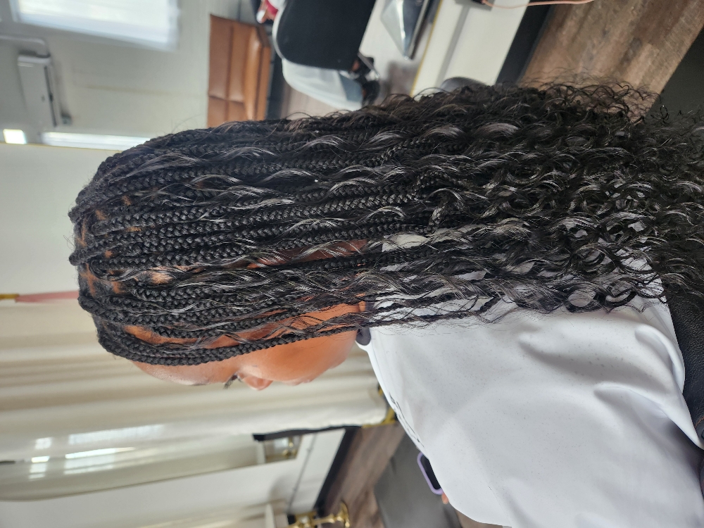 Adult Boho Knotless Braids