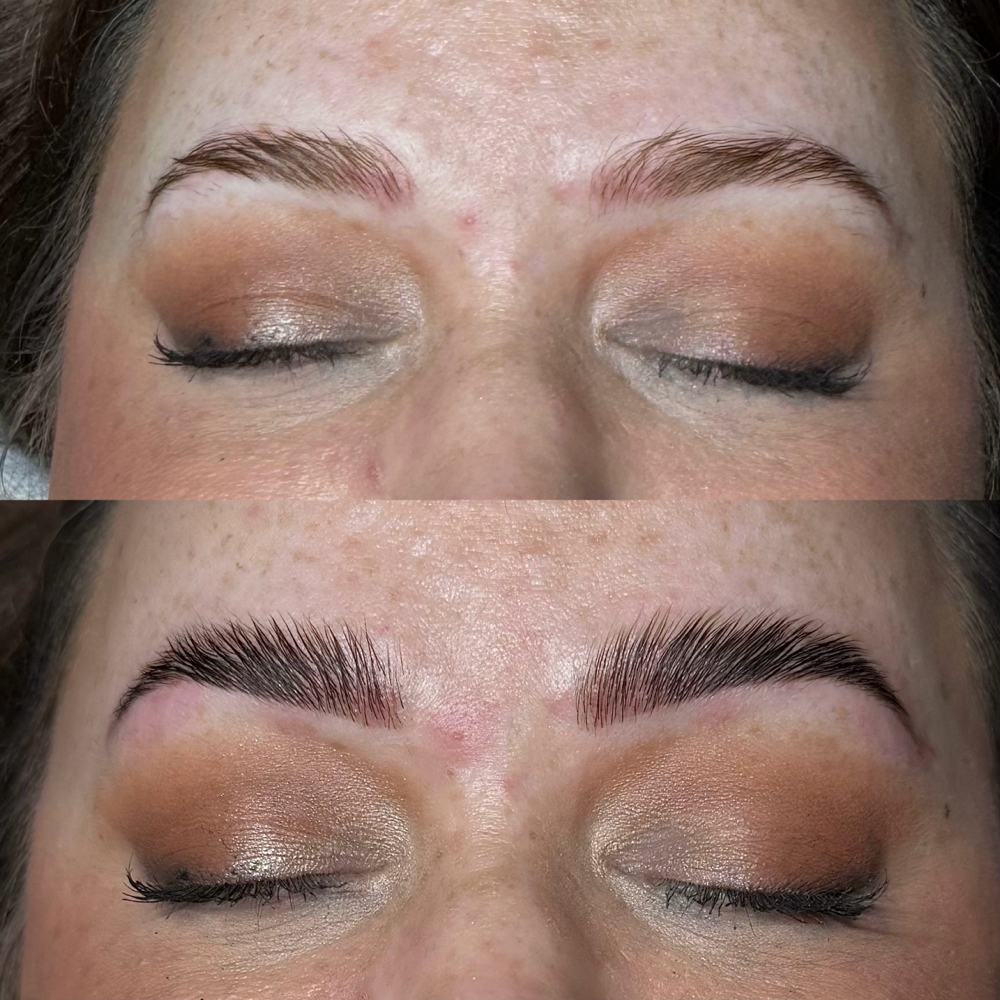 Hybrid Brow Staining