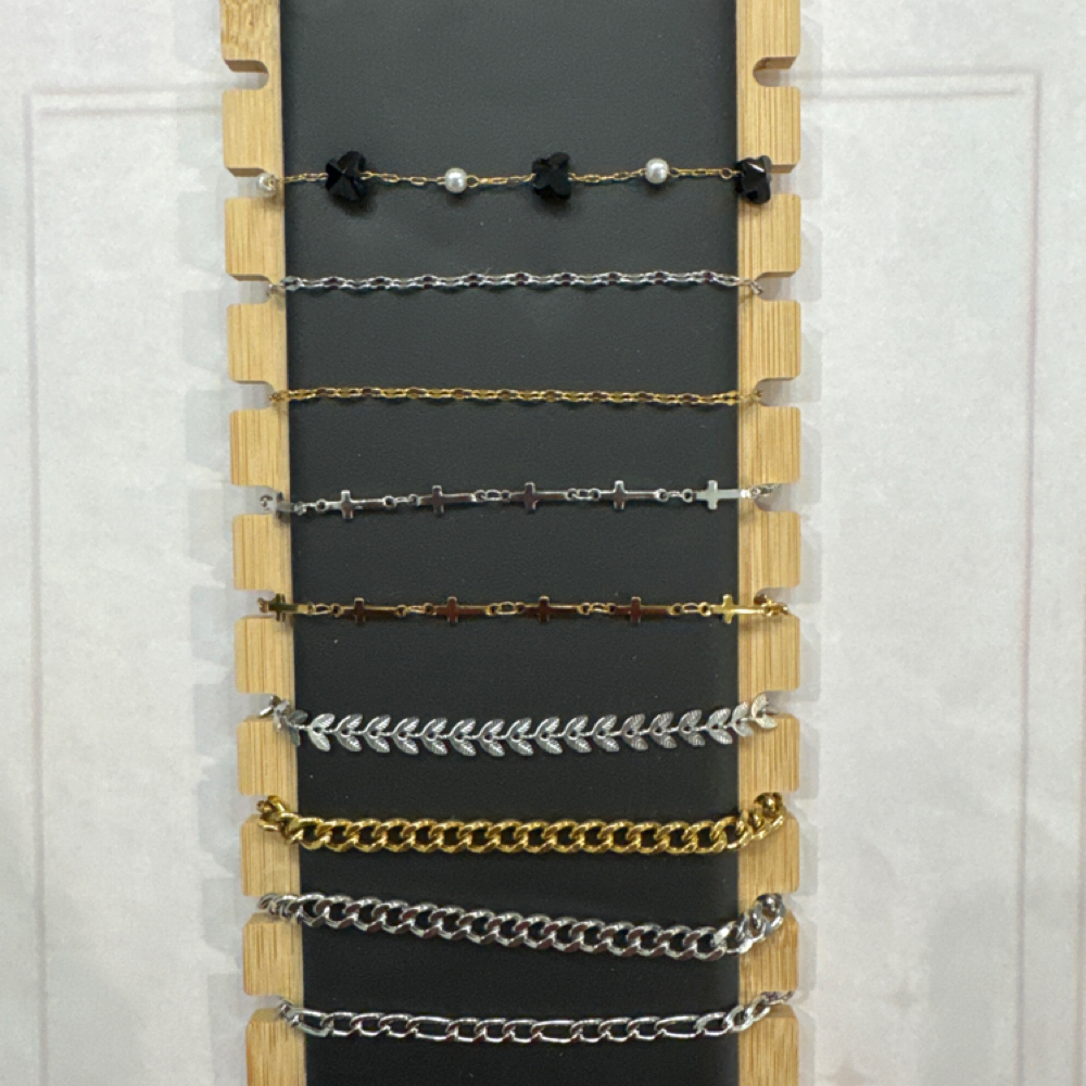 Steel Anklet at Emiroze Creations LLC in Killeen, TX