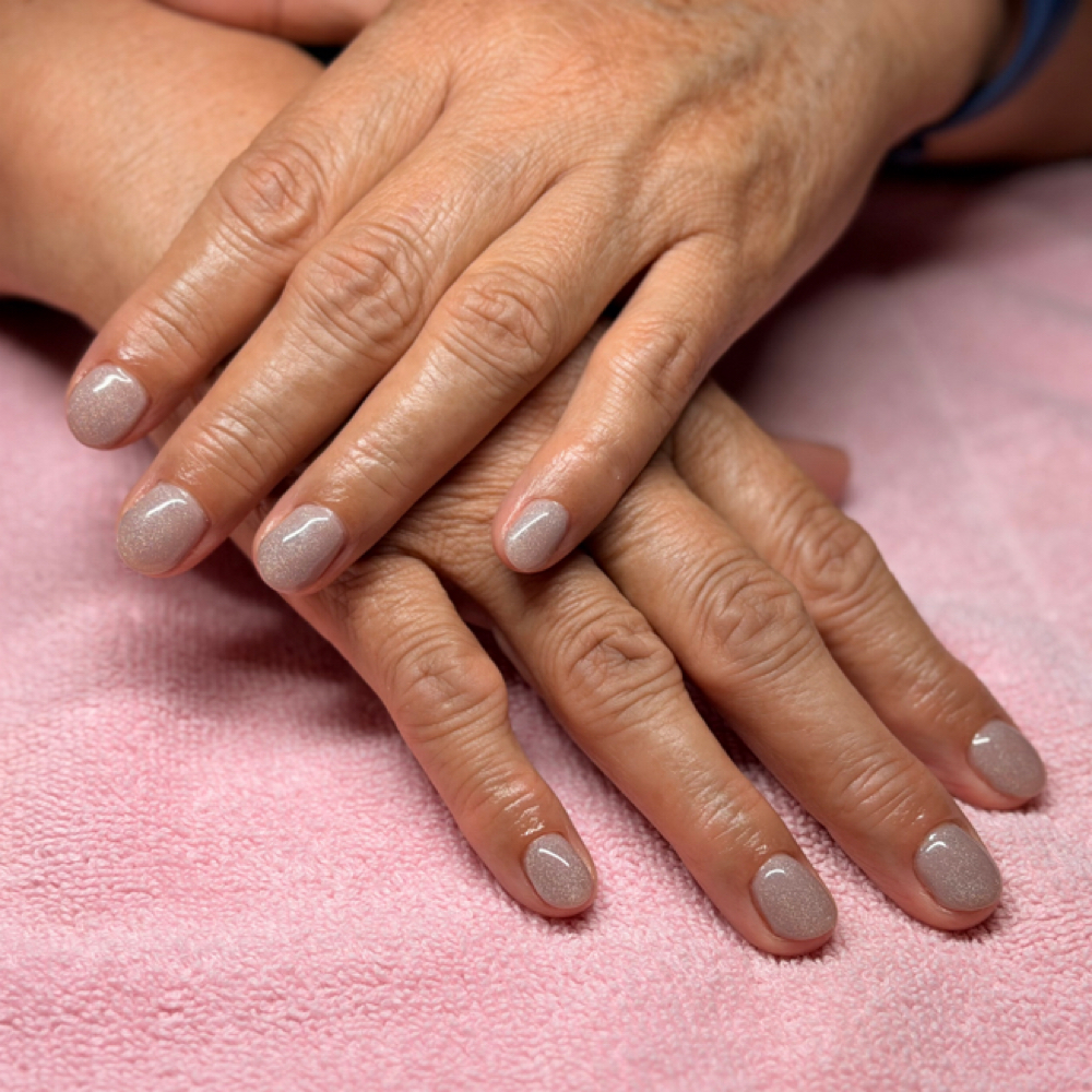 Rubber Base Manicure (one color) at Jenn’s Nails Studio LLC in Owasso, OK