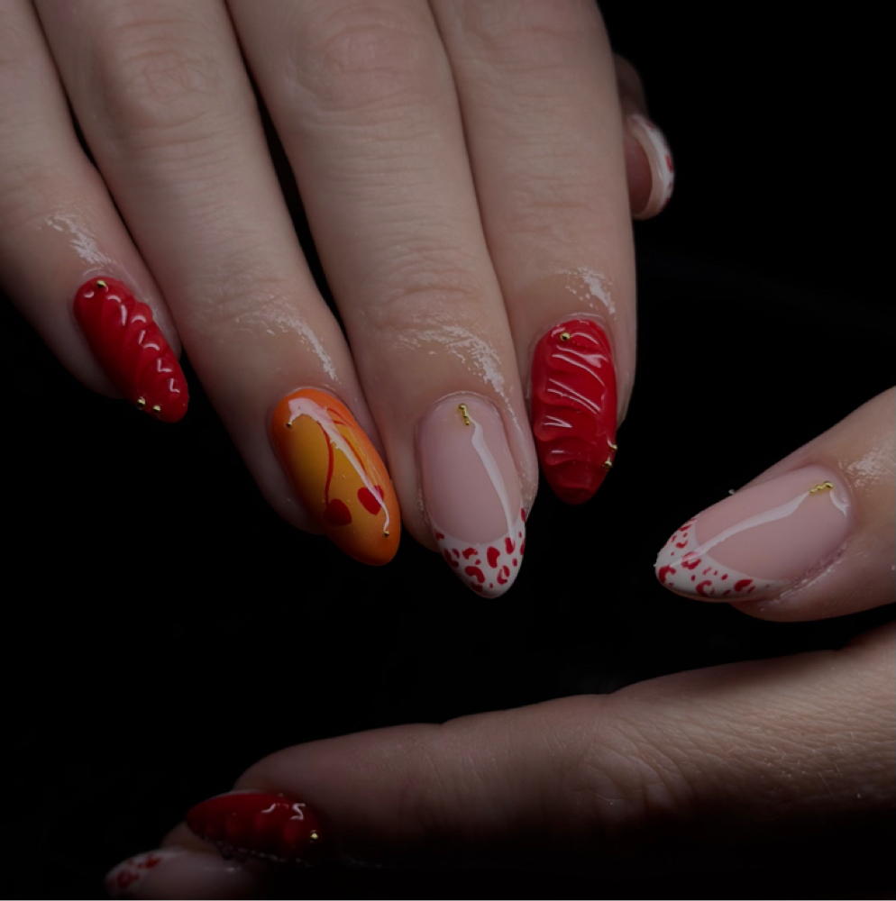 custom luminary overlay at B.M.E Nails in Terre Haute, IN