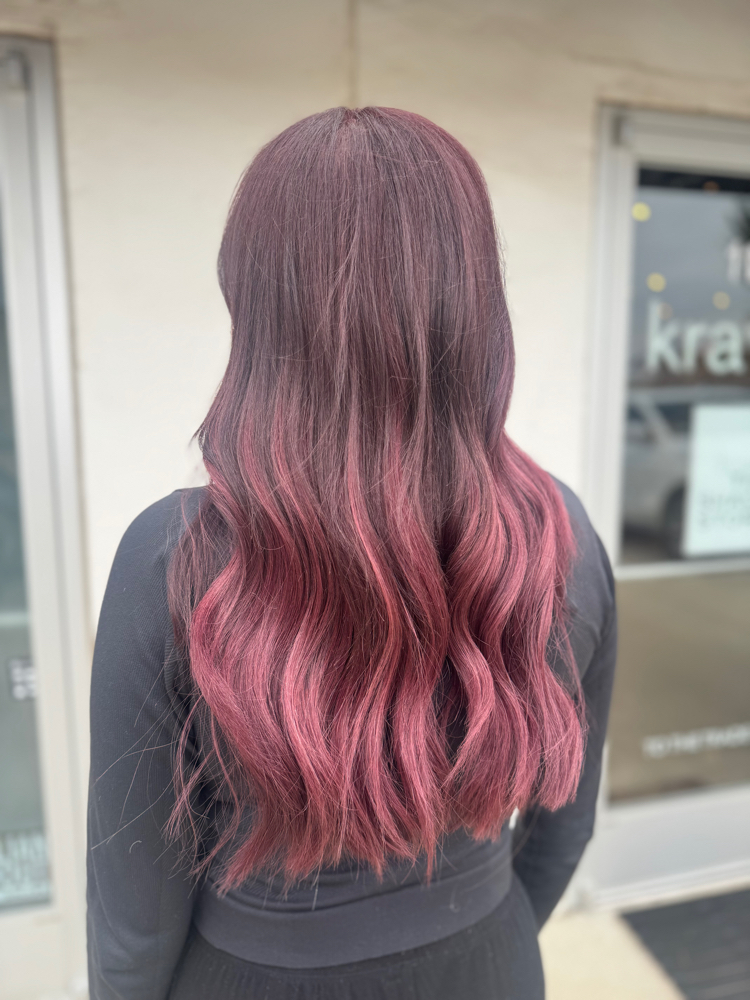 Hand Tied Extention Install at Samantha Styles Hair in Fort Worth, TX