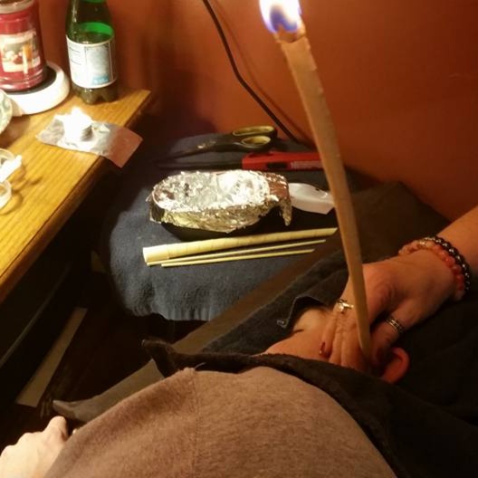 Ear Coning at Deep Breath Salon & Holistic Center in Western Cranston, RI