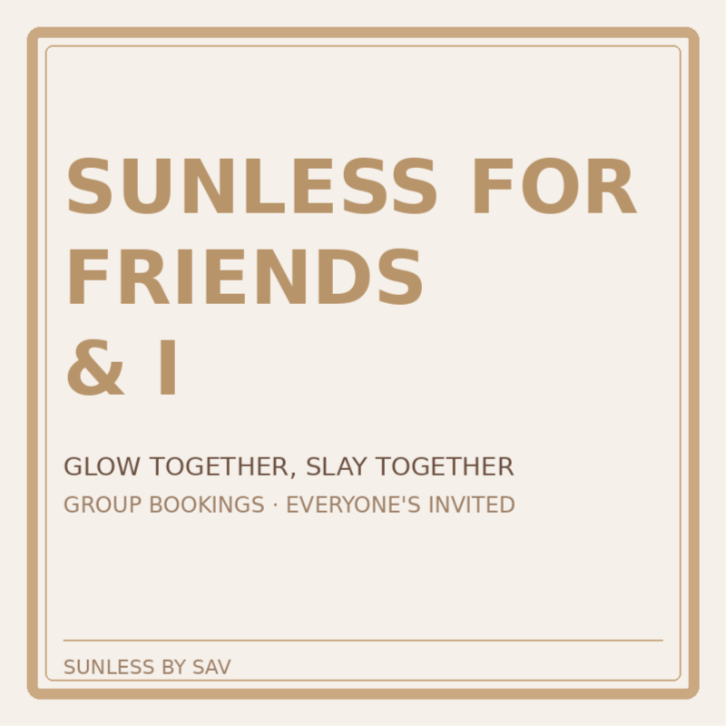Sunless for friends & I at SunlessBySav in Hobart, IN
