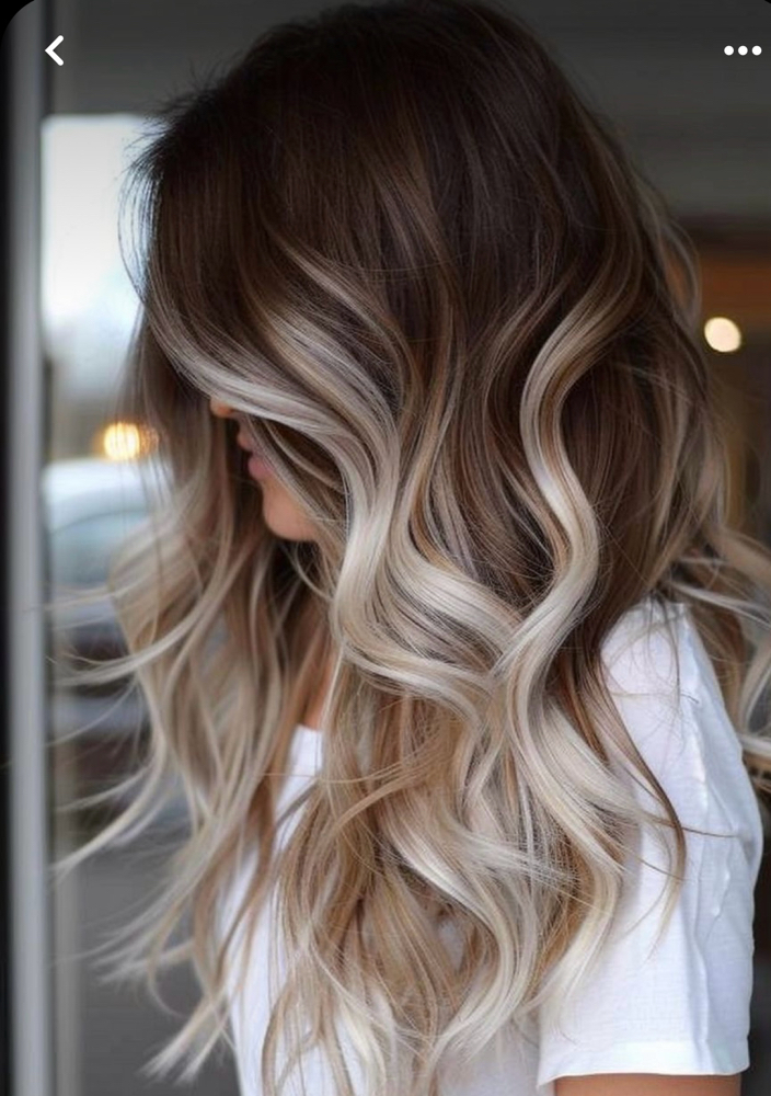 Ombre Hair Coloring