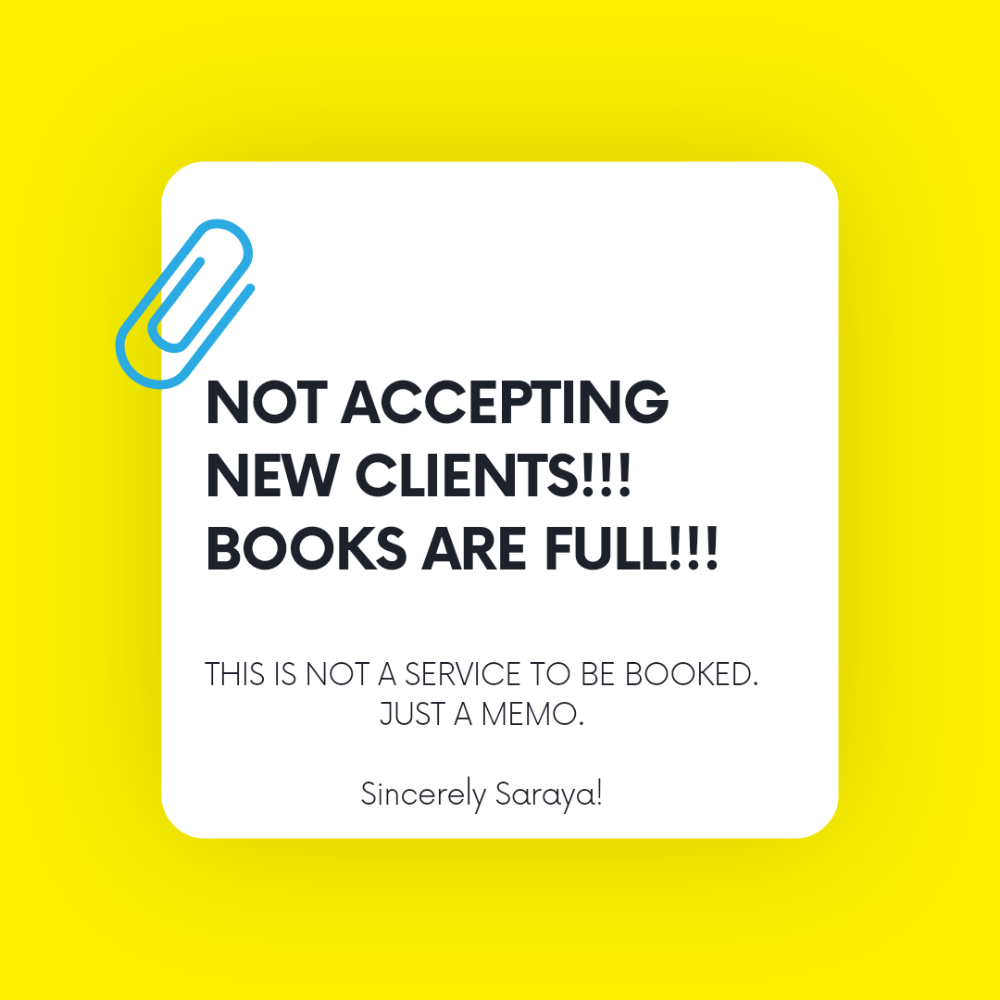 Not Accepting New Clients