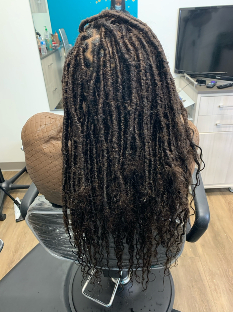 Human Hair Blend Goddess Locs