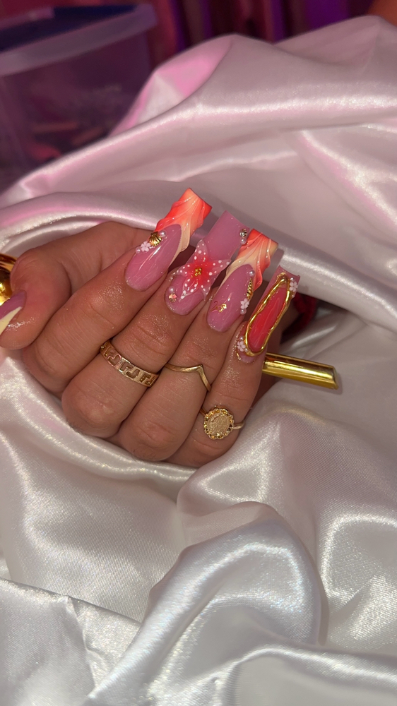 XL Acrylic Nails|Read Description