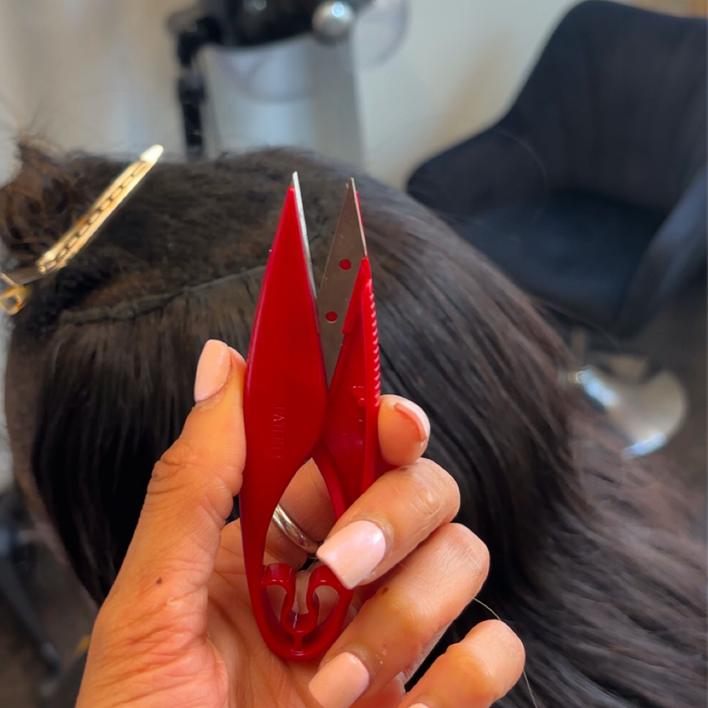 Extension Removal at Glam with Bre in dunwoody, GA