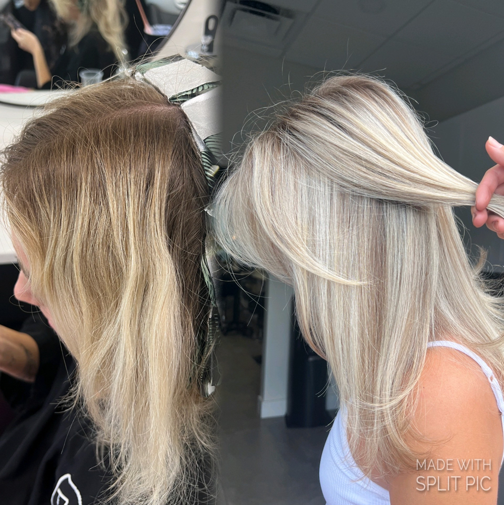 Full Lightening, Toner & Blow Dry