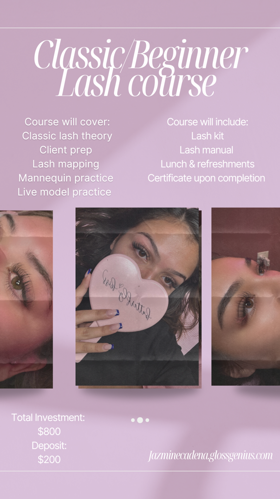 Classic/ Beginner Lash Course