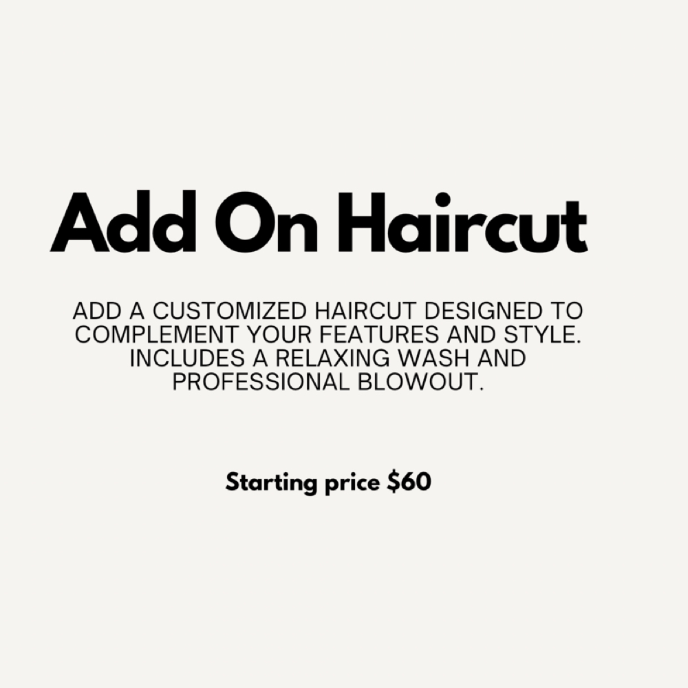 Haircut Add On at Salon Céleste in Portland, OR