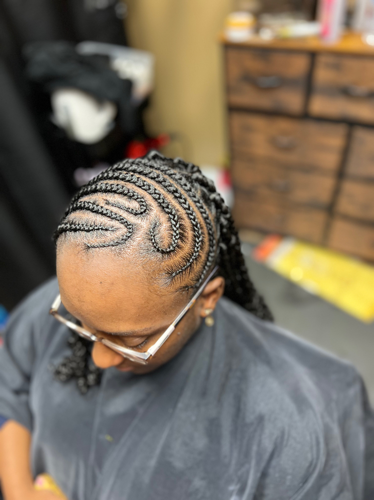 Sm/md Fulani/ Freestyle Braids