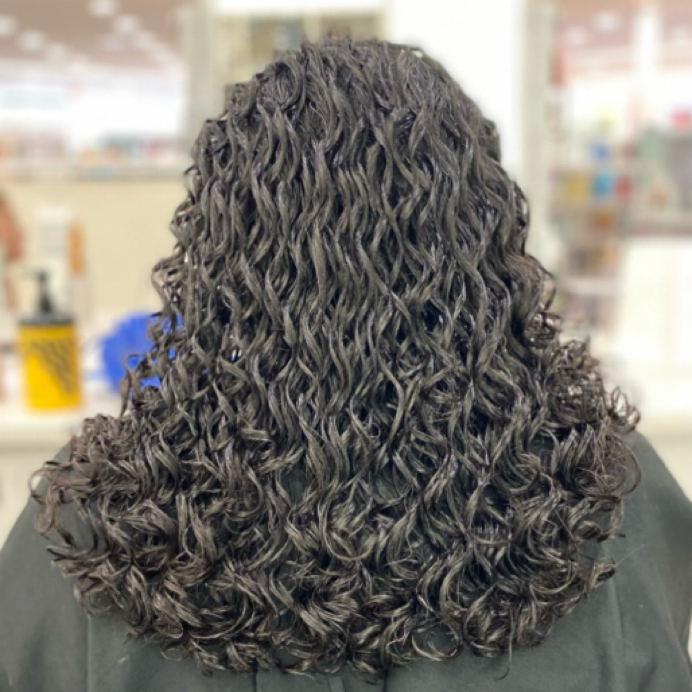 Curl Haircut at INVU Beauty Salon in Modesto, CA