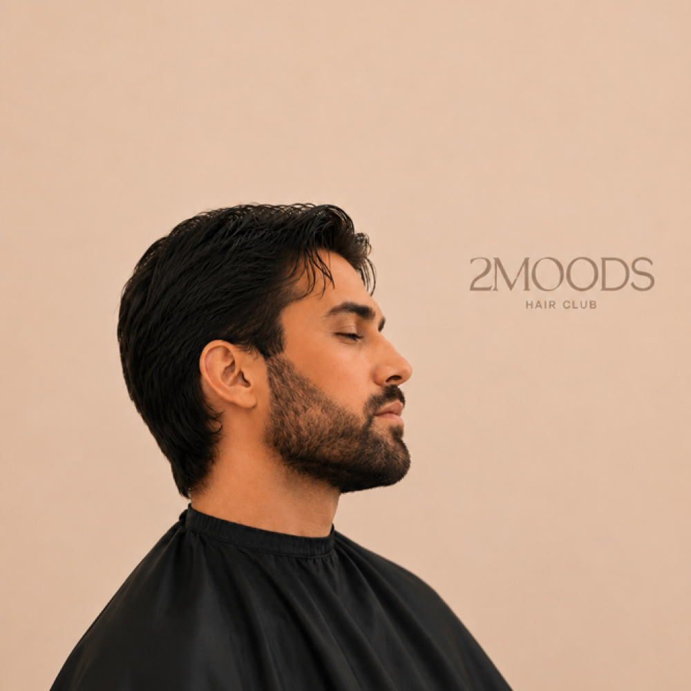 Executive Mens Haircut & Beard Trim at 2MOODS in Boca Raton, FL