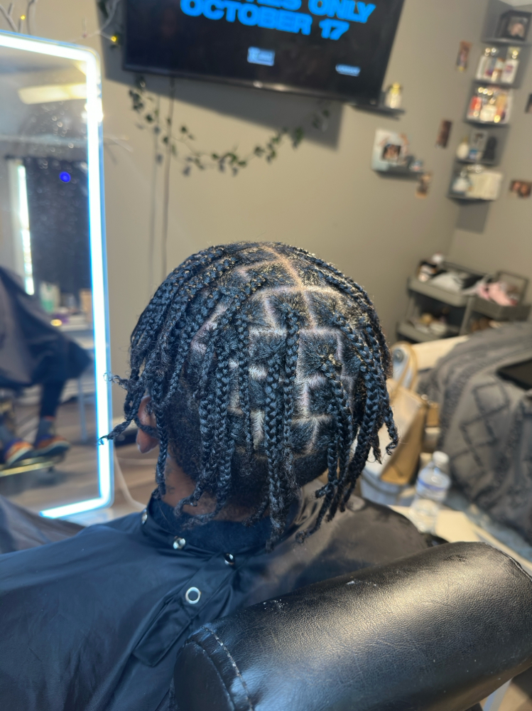 Men’s Box Braids at Crowned by Marie LLC in Douglasville, GA