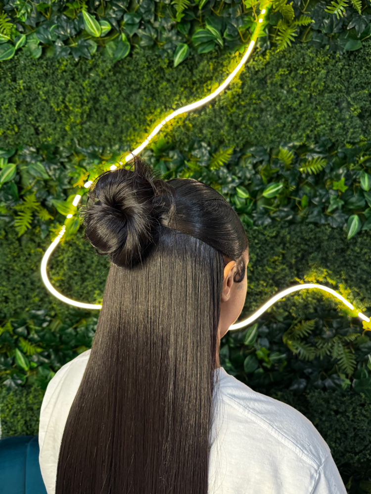 Half Up Half Down at Laid By Li in St. Louis, MO