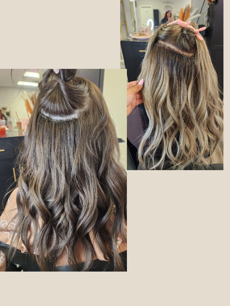 Hair Extension Install (1 Row) at Paloma Jimenez in Odessa Tx, TX