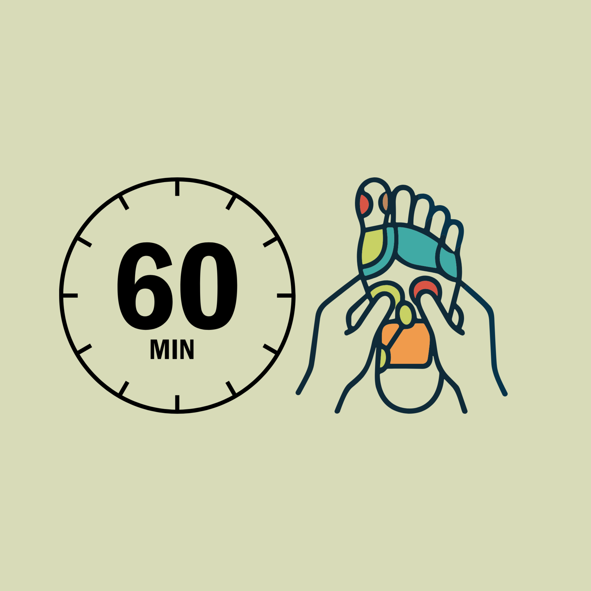 60 Minute Reflexology Massage at Peace By Palms in Valparaiso, IN