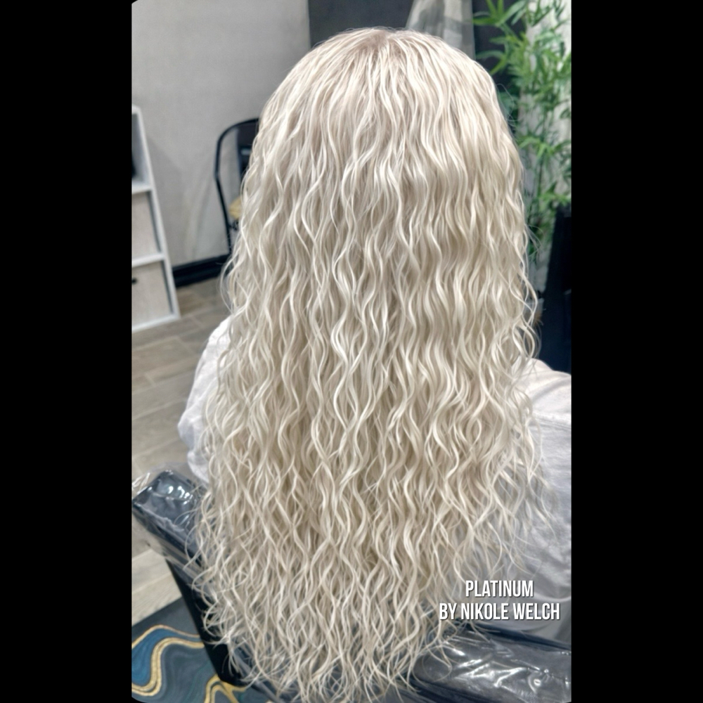 Blonde Or Platinum  Retouch & Tone at Studio N Salon in Fort Smith, AR