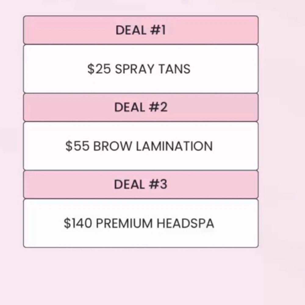 Tays Bday Special $55 Brows at 217 Beauty Vitality in Quincy, IL