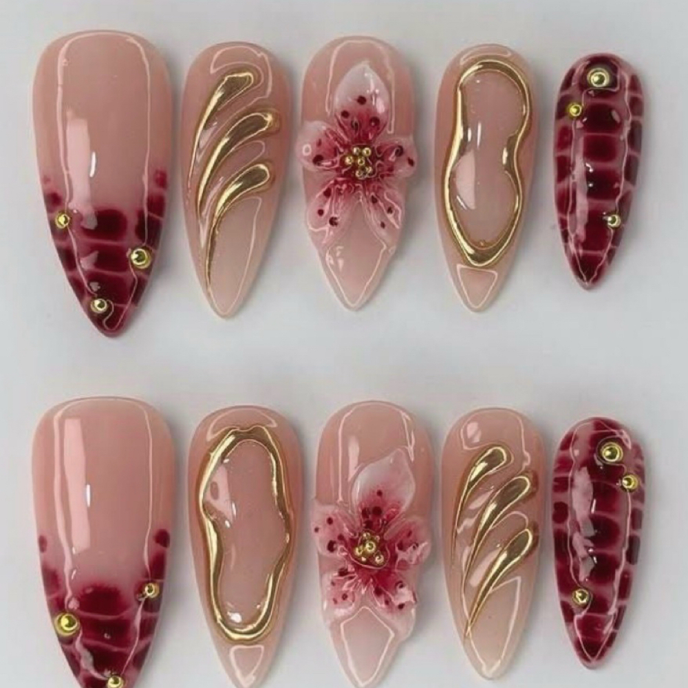 Custom Gel-X Press-Ons at Nails by Sarah in Mineola, TX