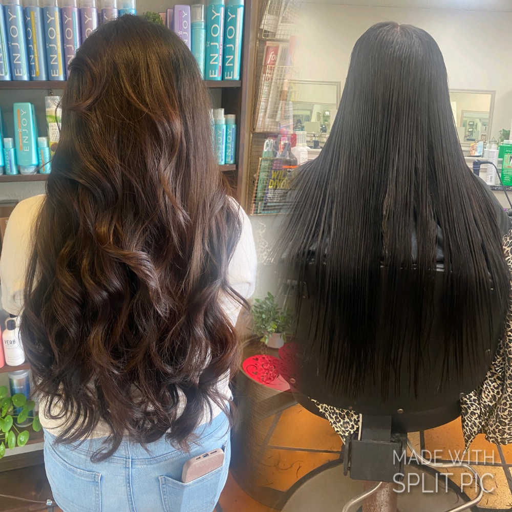 Woman’s haircut