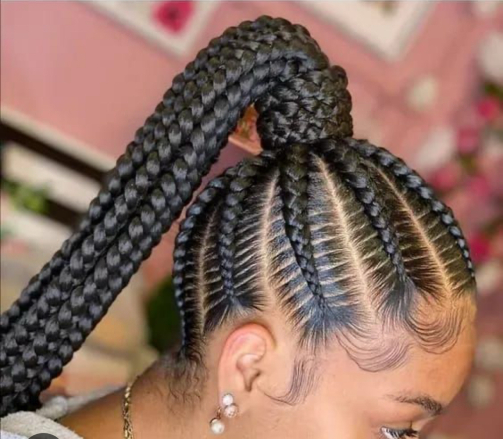 10 Stitch Braids Pony at Lyric Gifted Hands in Carson, MS
