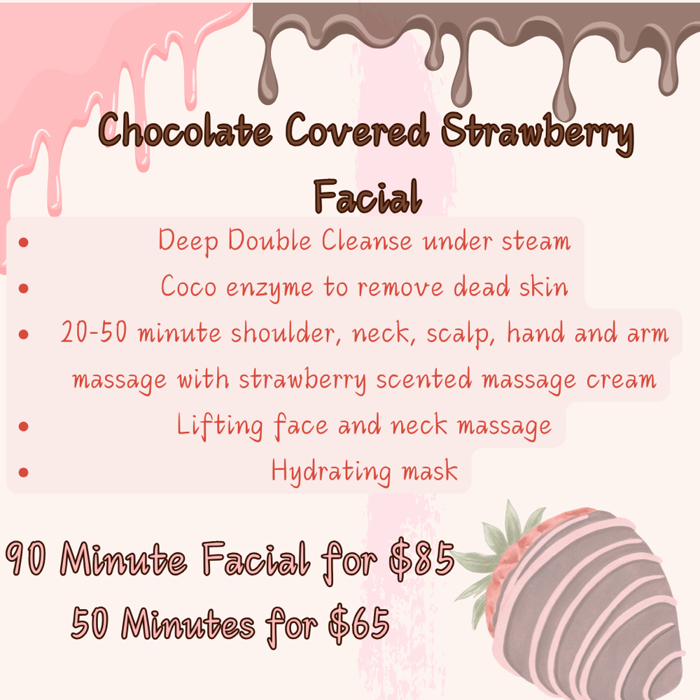 Chocolate Covered Strawberry Facial