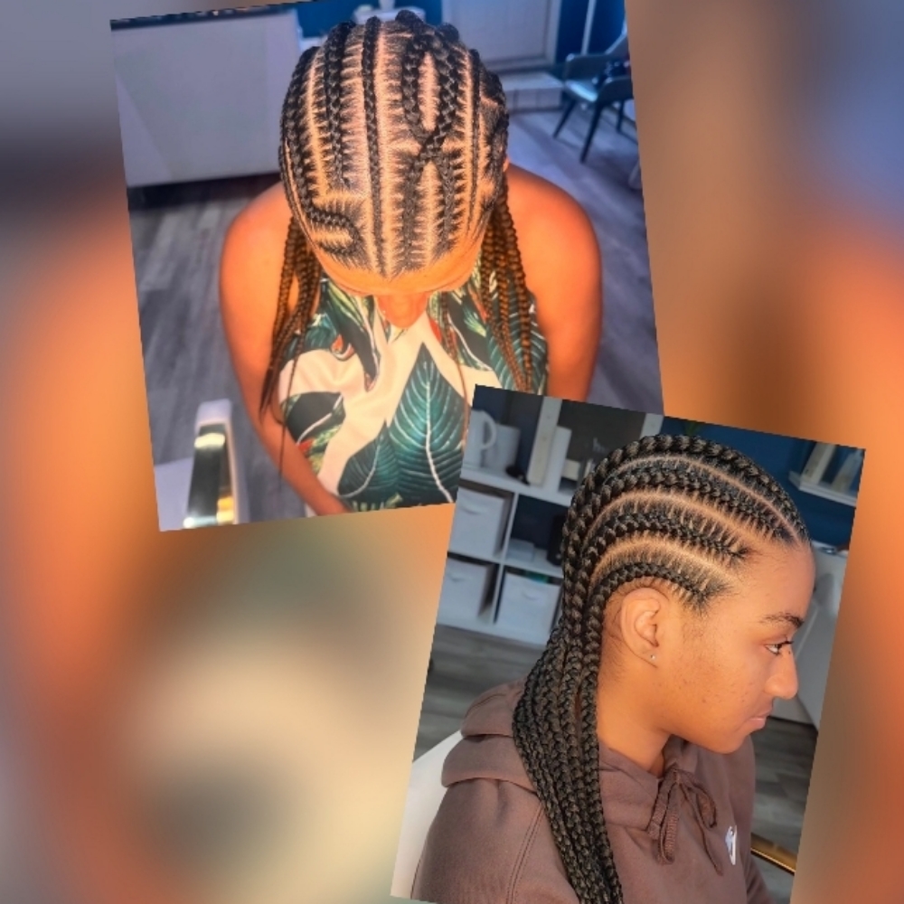 8 Stitch Braids at The Braid Lounge in Burlington, NC