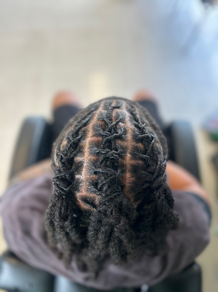 Loc Retwist & style
