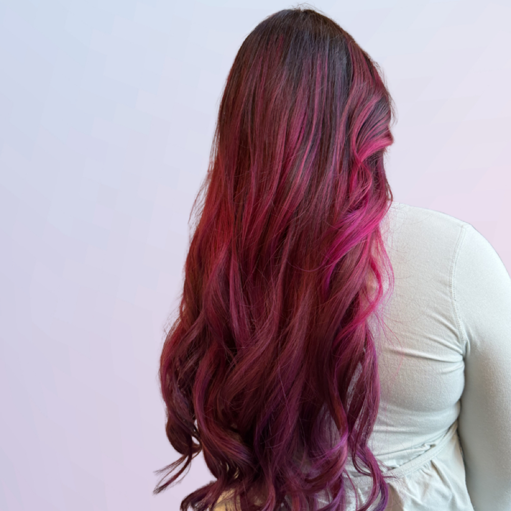 Vivid Color at volume hair salon in Bethesda, MD