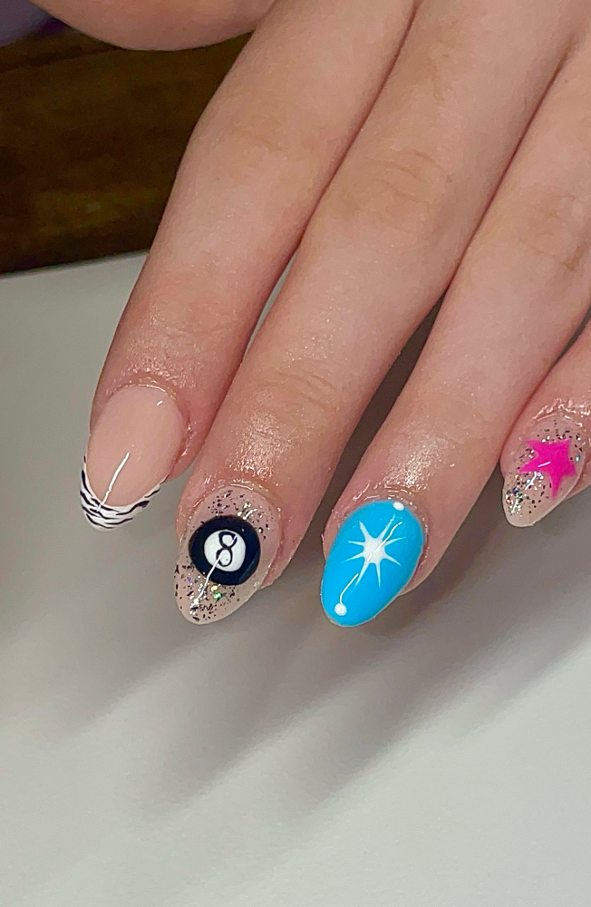 Short Acrylic Set at Nailsxk in Anniston, AL