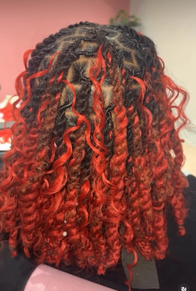 Boho 2 Strand Twists at Loc’d N Wit Tweet in Temple Hills, MD