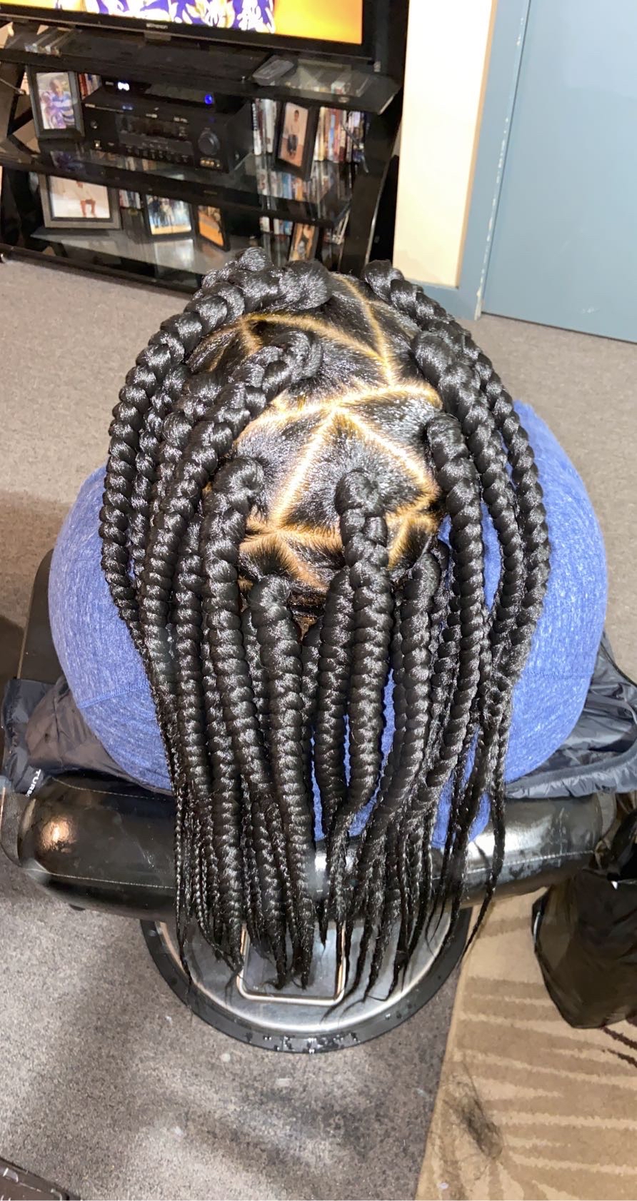 Jumbo Mid Back Box Braids