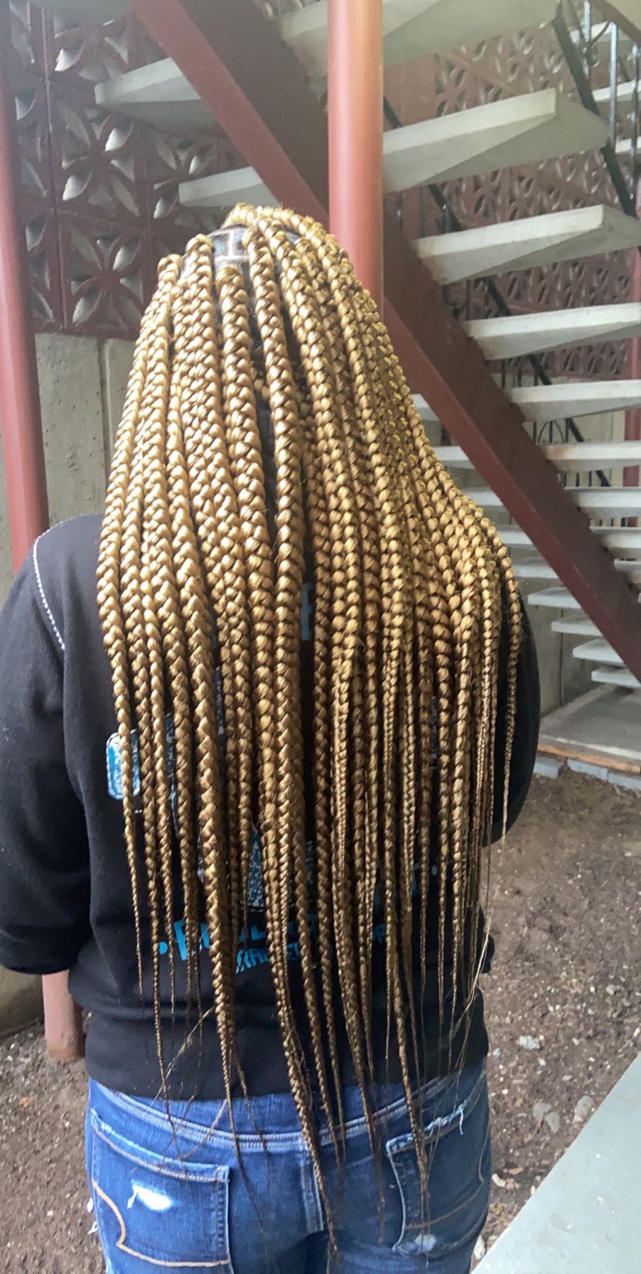 Jumbo Waist Length Box Braids