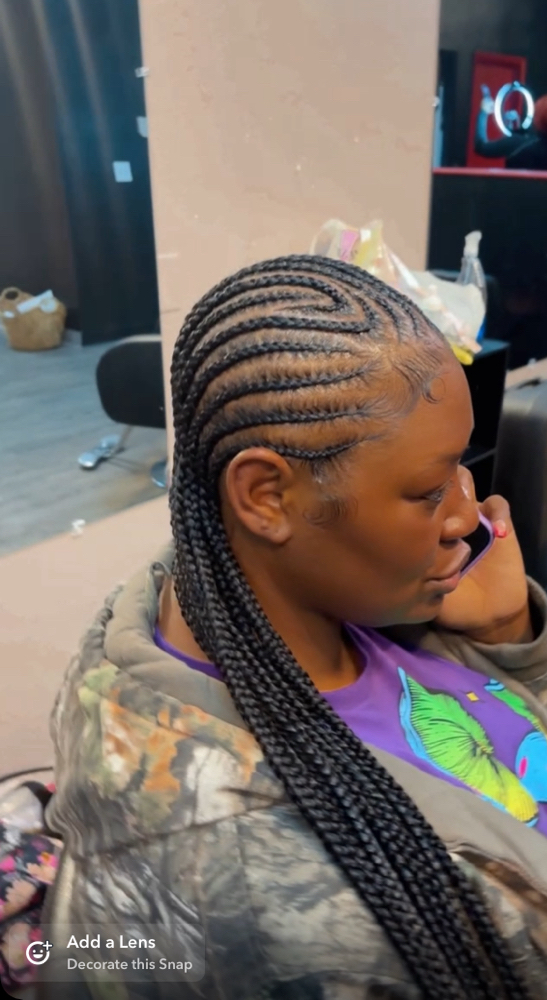 Small Free Hand Straight Backs