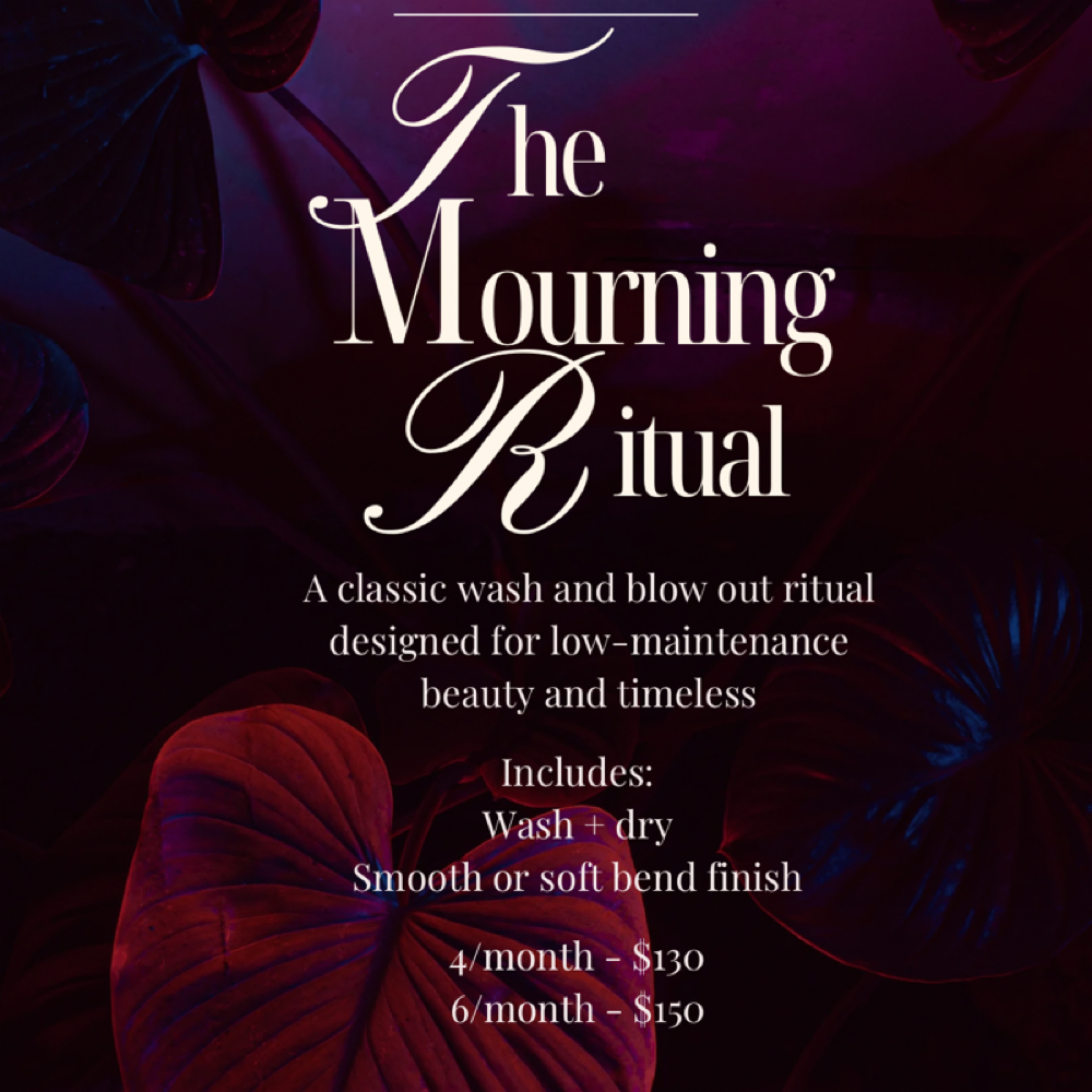 The Mourning Ritual at Vines Studio @ Haven Salon in Little Rock, AR