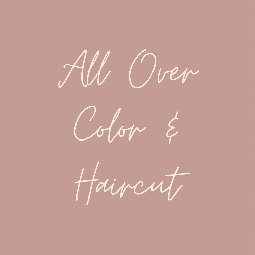All Over Color & Haircut