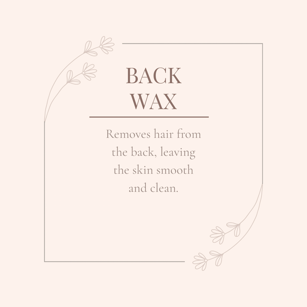 Back Wax at Serenity Esthetics in Sacramento, CA